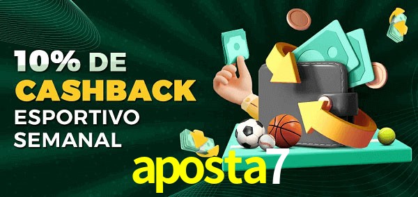 10% de bônus de cashback na aposta7
